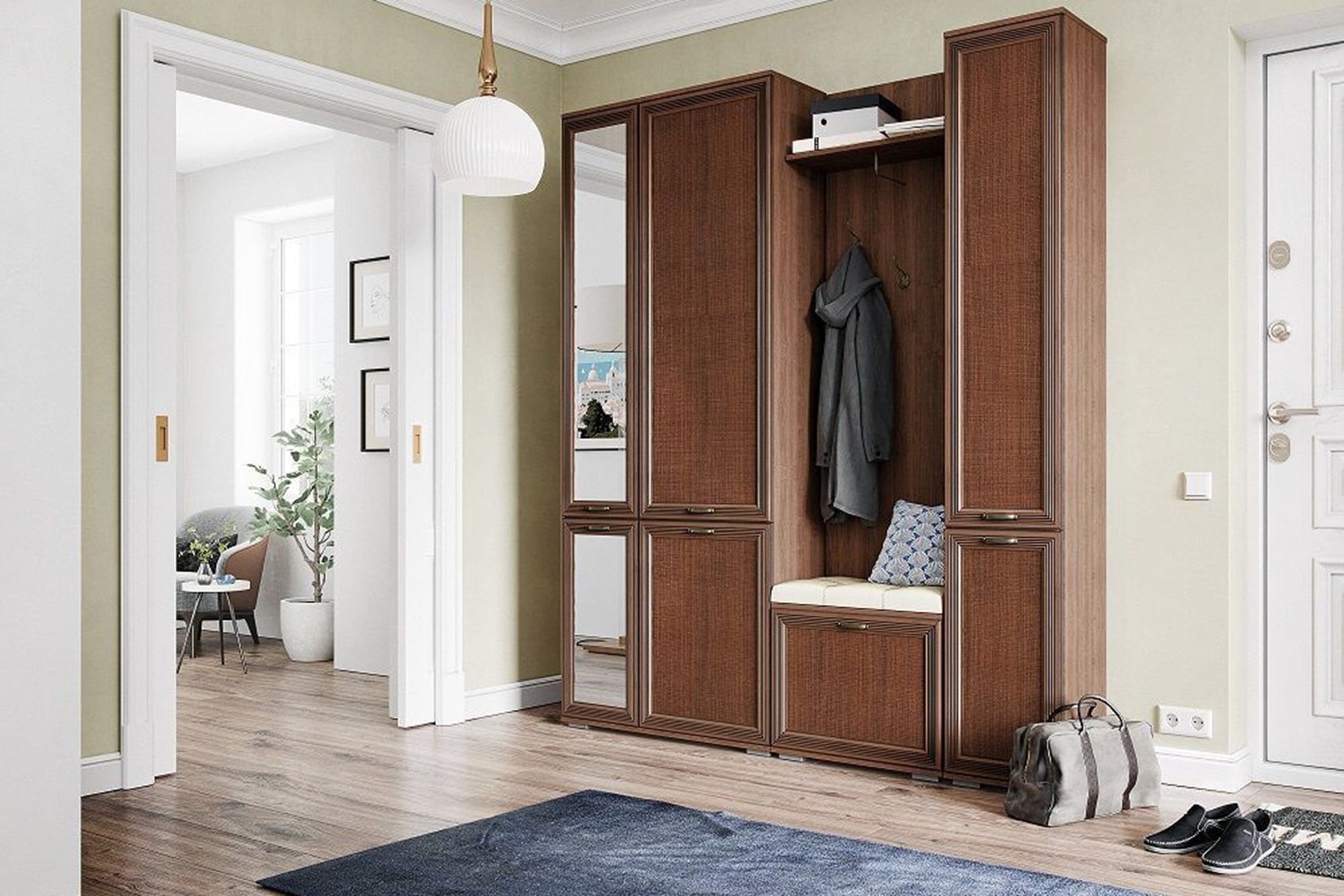 Ливорно прихожая орех донской