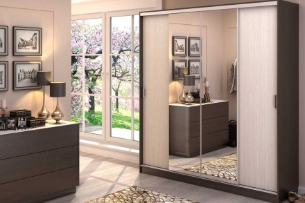  Альянс 2 Шкаф-купе венге\белфорт