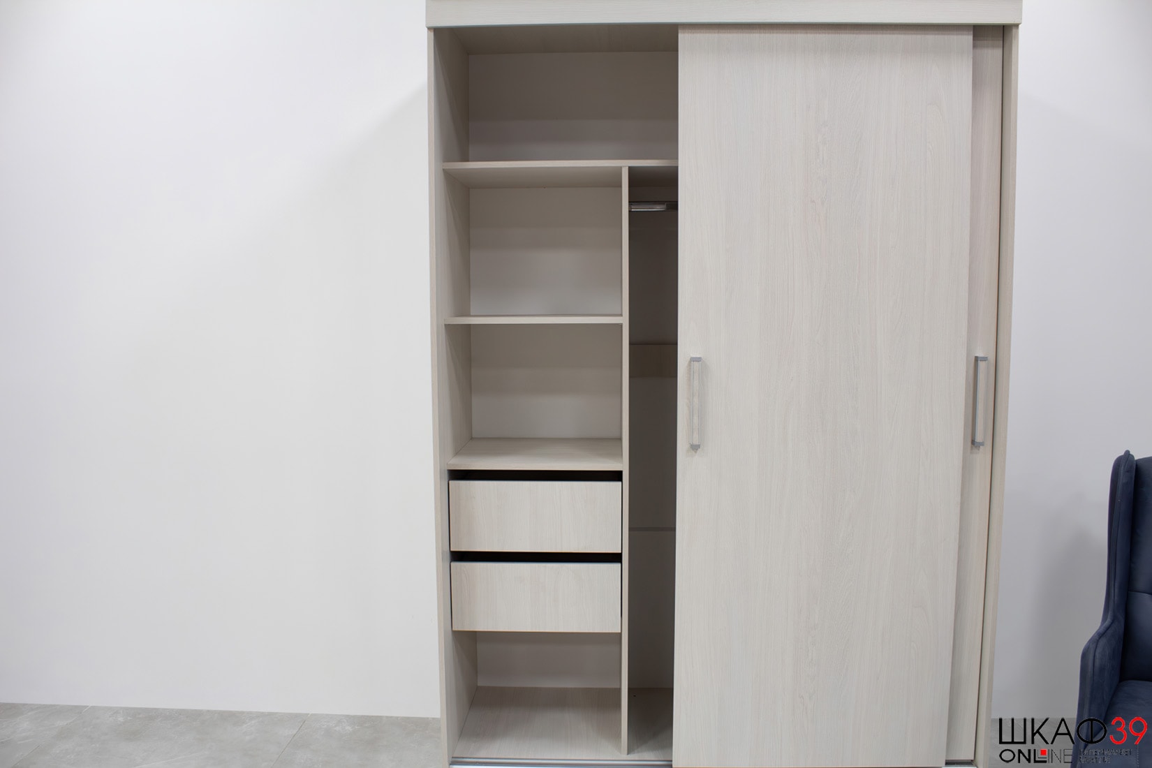 Шкаф-купе 1.5 м Ясень анкор МИР