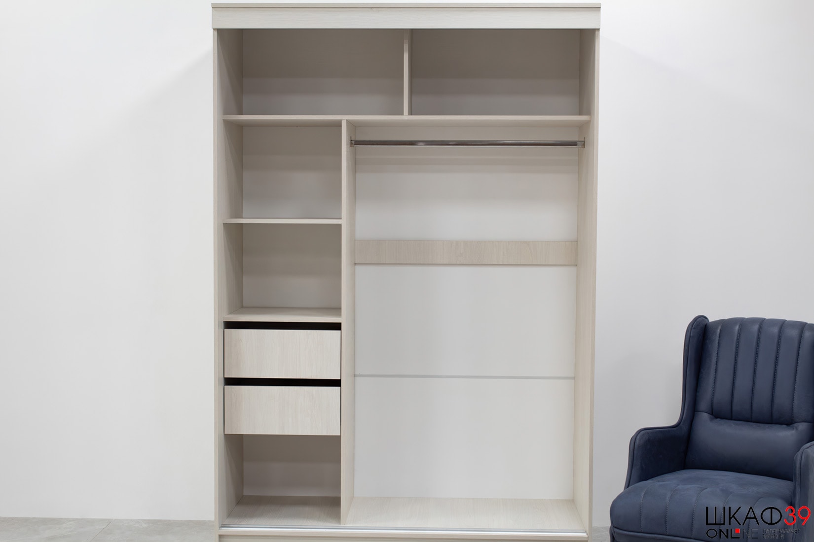 Шкаф-купе 1.5 м Ясень анкор МИР