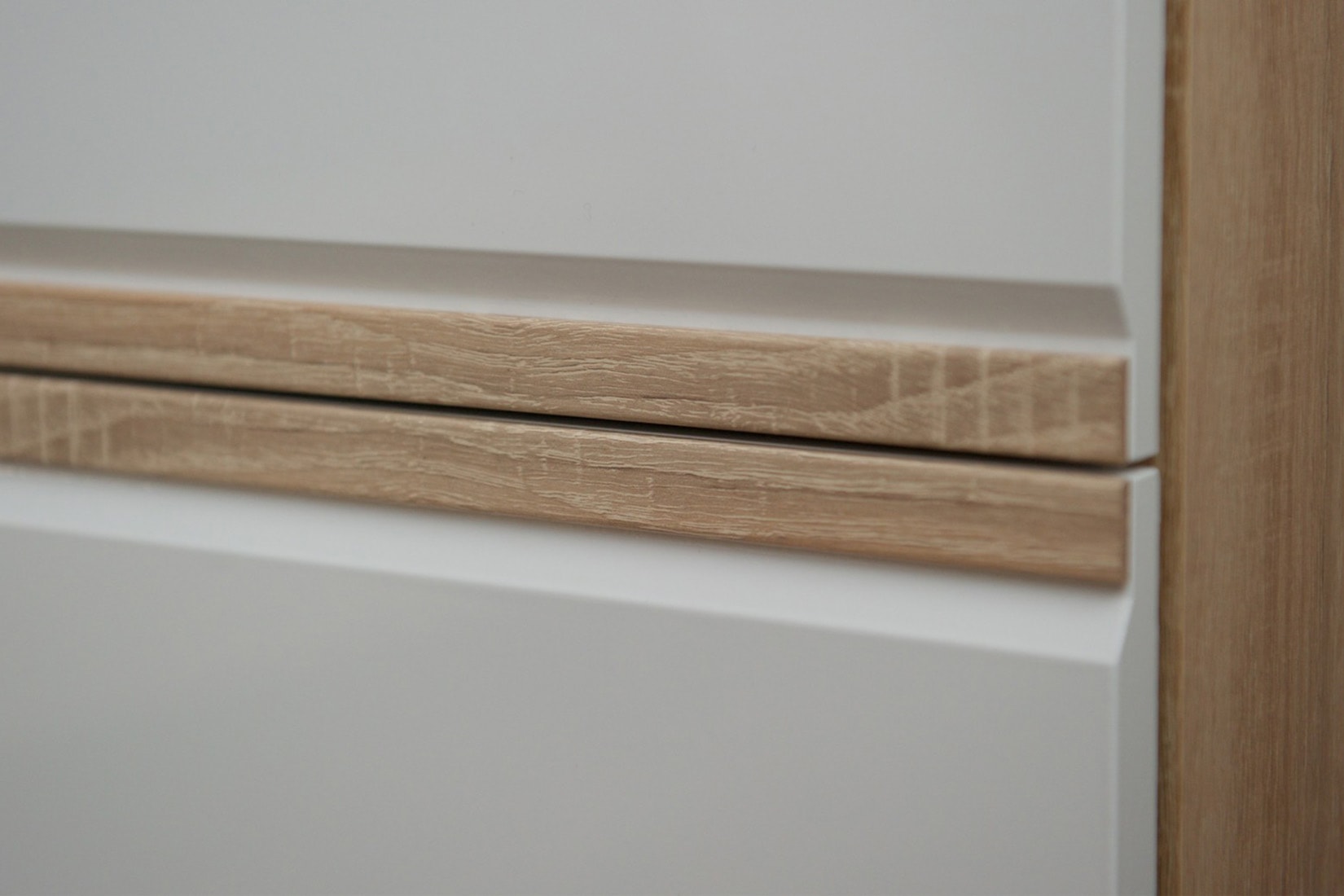 Дакота Комод 4ящ Дуб сонома/Белый глянец