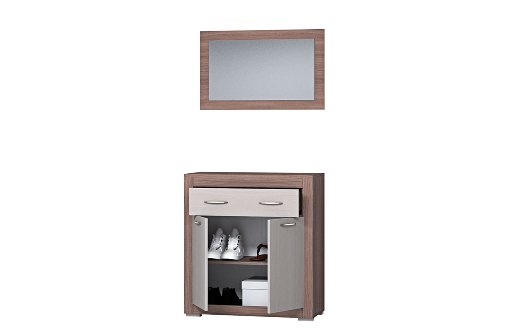 Комфорт Комод Ясень шимо темн/светлый 