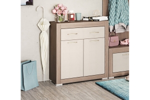 Комфорт Комод Ясень шимо темн/светлый 