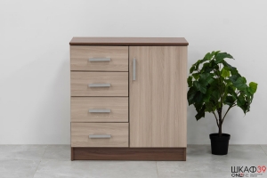 К800-1Д Комод Ясень шимо темн/светлый