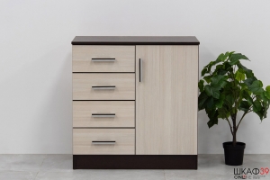 Комод 800-1Д, Венге/лоредо