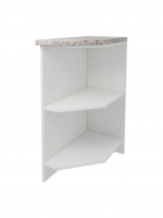 НТ 285 Кухня "Агава" светлая Стол торцевой правый