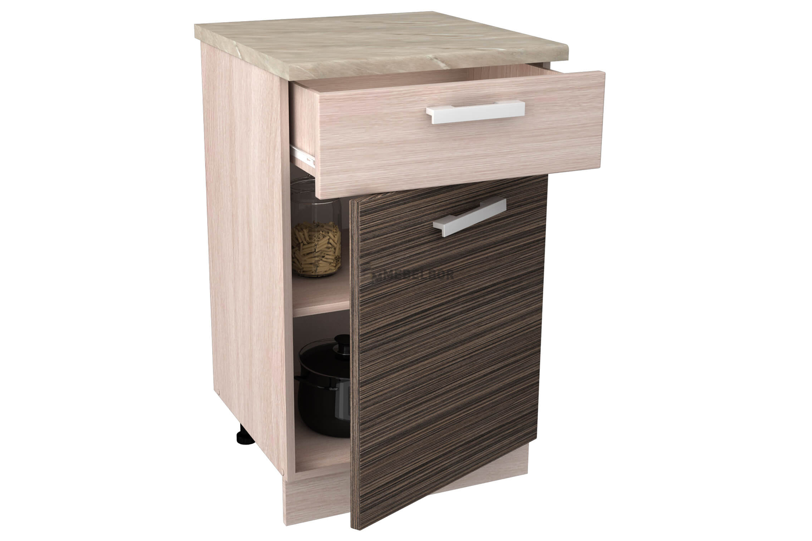 Н 500-1-Я Стол с 1 ящиком  Кухня 