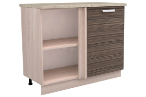 НУ1000 Стол угловой Кухня "Зебрано"