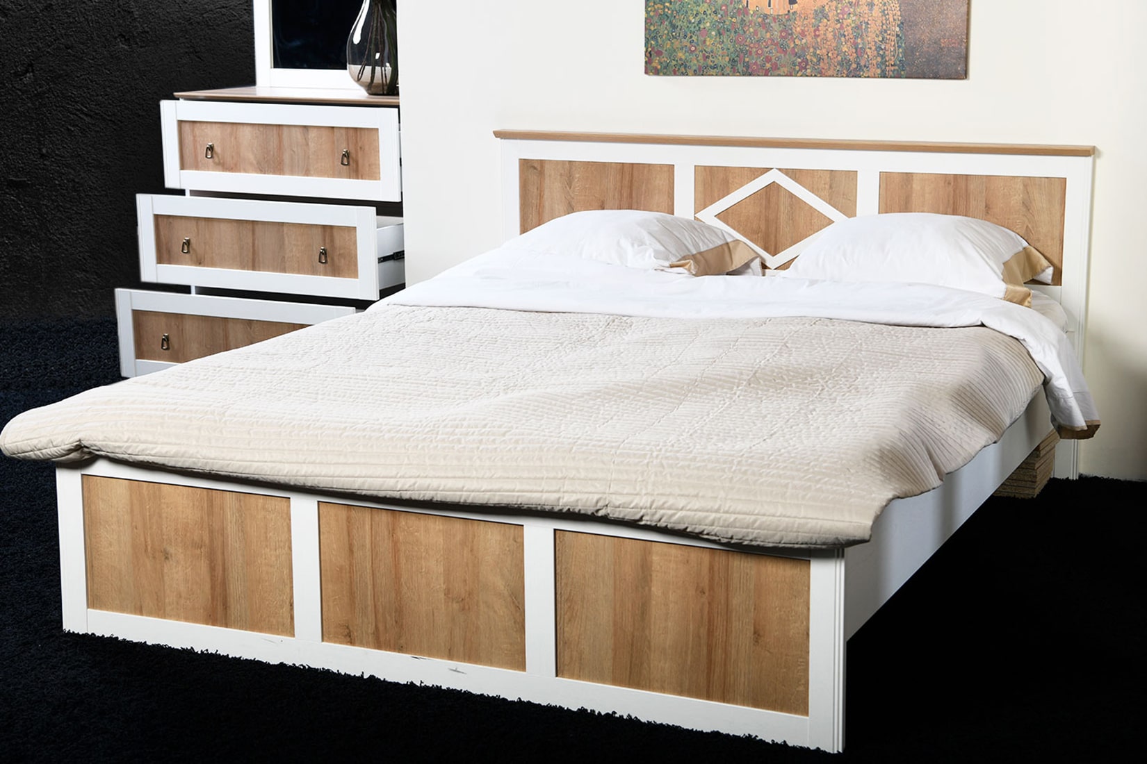 Румба спальня модульная Дуб Седан/Дуб Ривьера