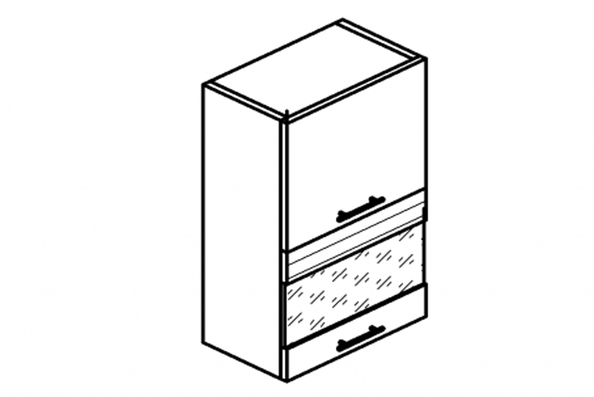 ВС 500Г Шкаф со стеклом горизонт Кухня 