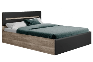 Наоми КР-11 Кровать с настилом ДСП 160 графит