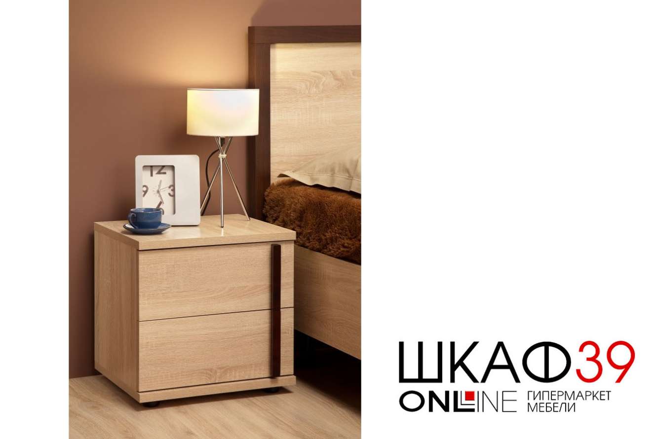 Баухаус BAUHAUS  спальня сонома и шоколад