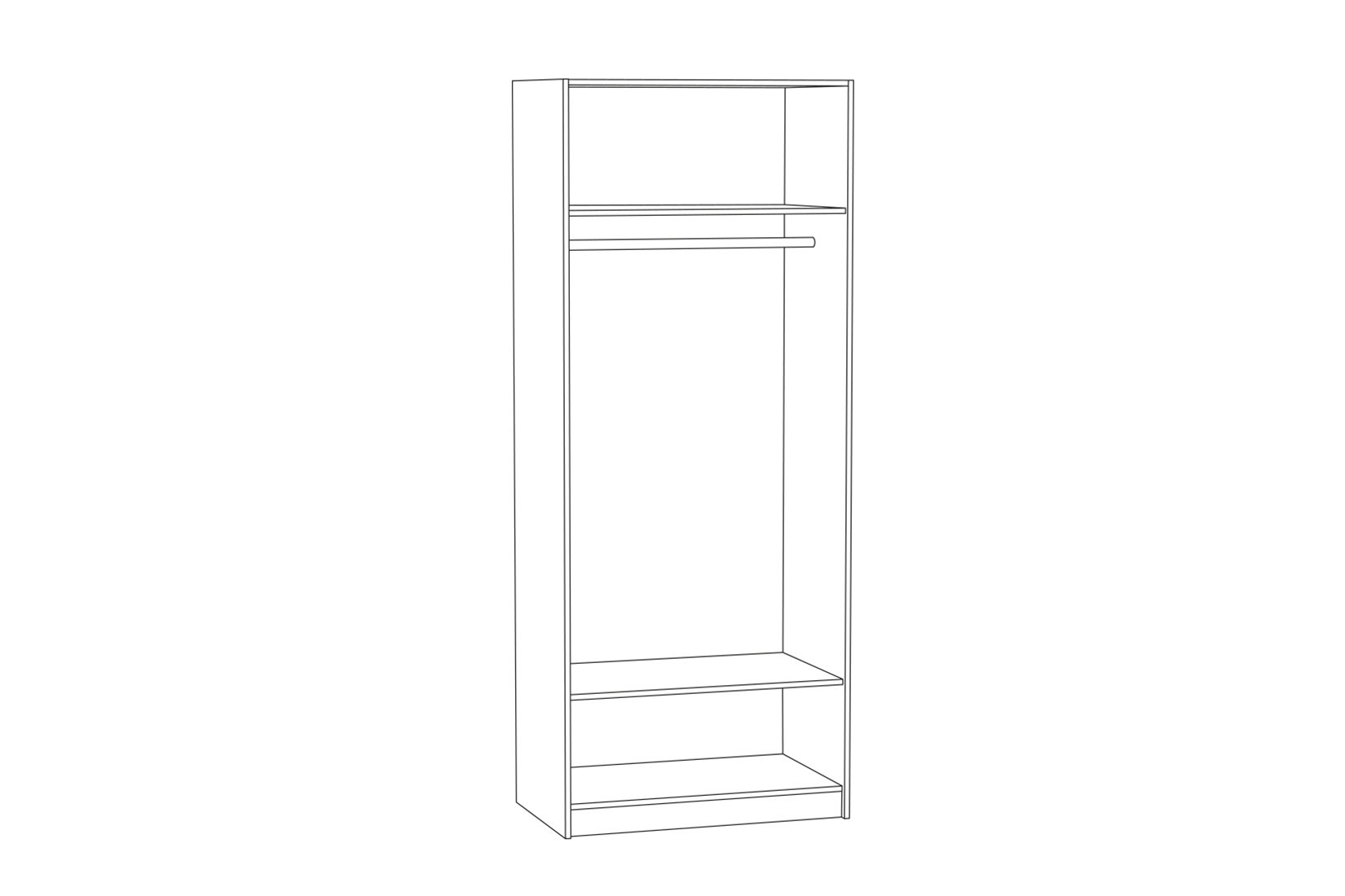 Альфа 13.42 Шкаф для одежды