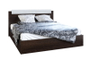 Кровать с настилом ЛДСП ЭКО 160х200, венге