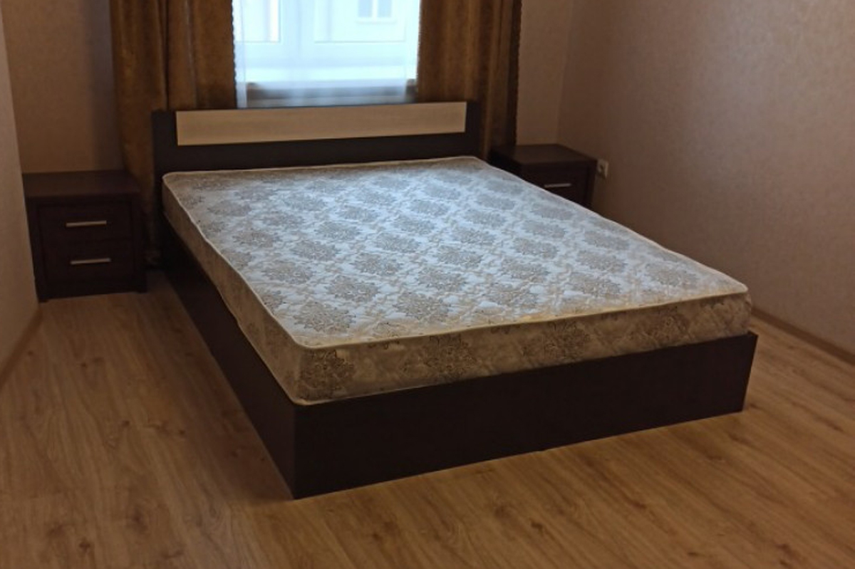 Кровать с настилом ЛДСП ЭКО 160х200, венге