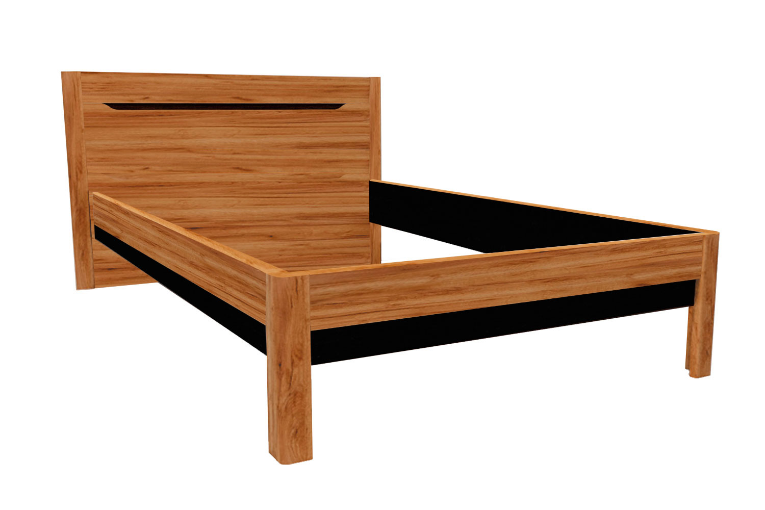 Афина А3б Кровать с ортопедическим основанием 120х200, дуб крафт