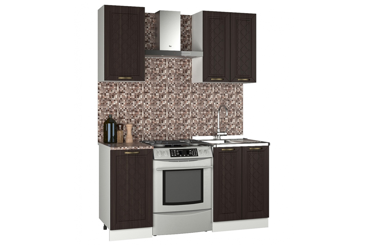 Агава Кухня модульная темная Композиция 2