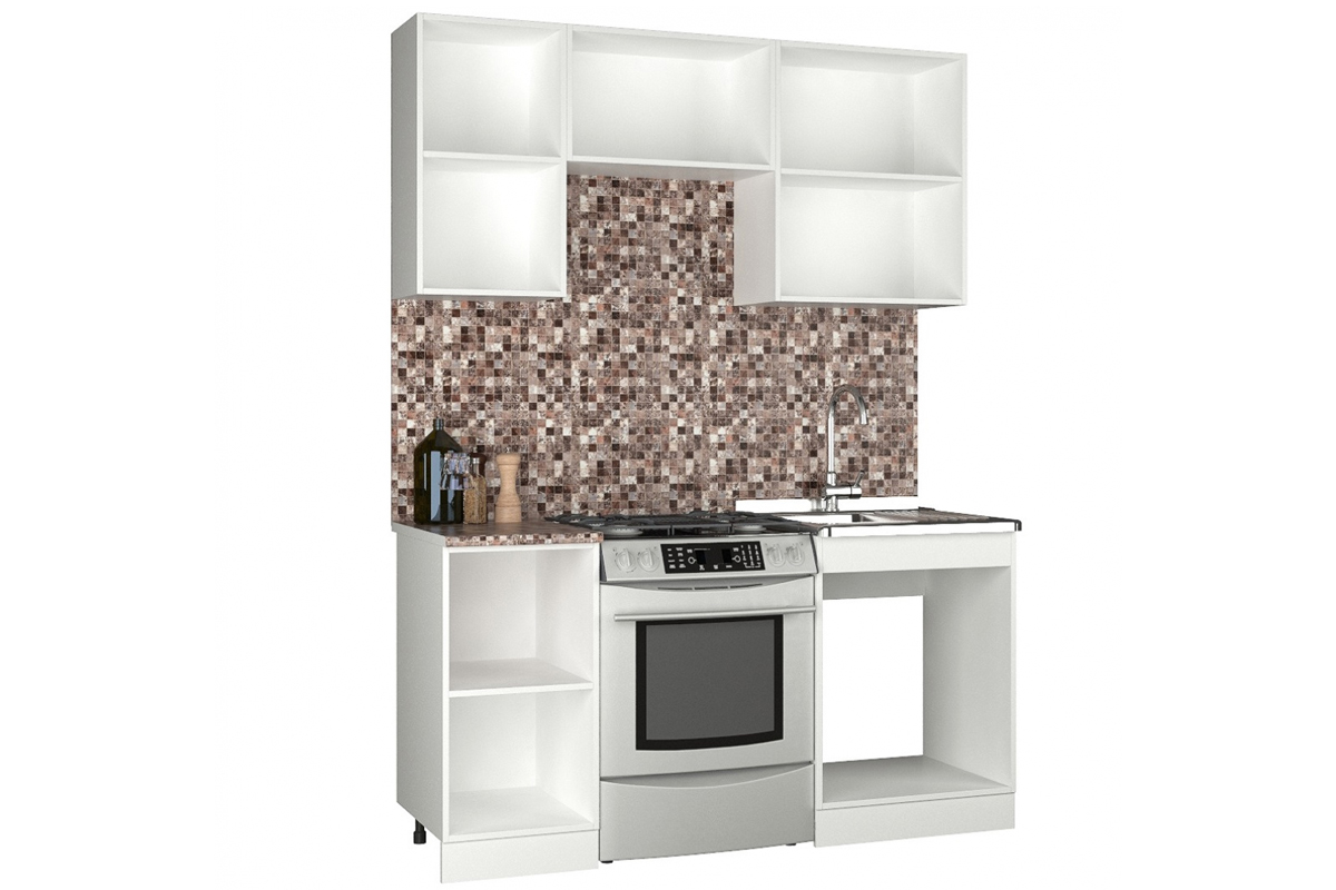 Агава Кухня модульная темная Композиция 3