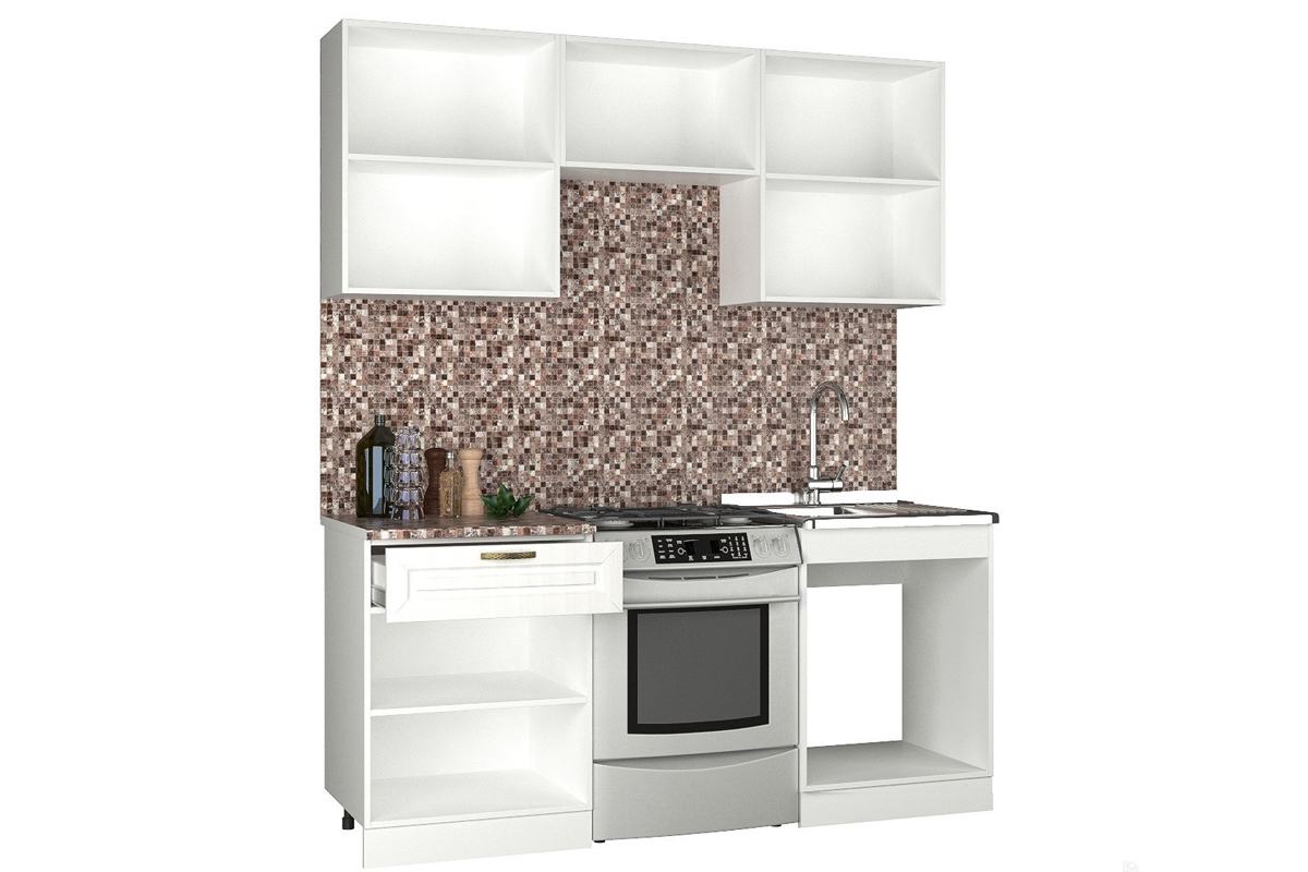 Агава Кухня модульная темная Композиция 4