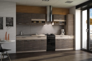 Зебрано Кухня модульная Композиция 2