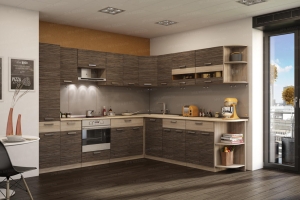 Зебрано Кухня модульная Композиция 3