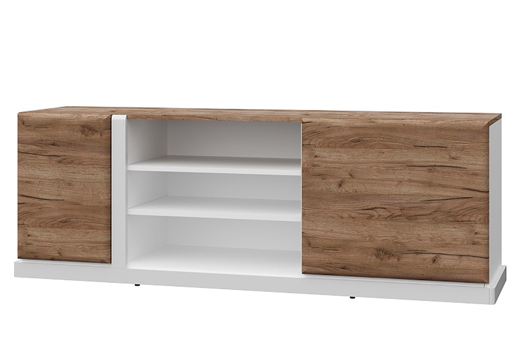 Sorrento гостиная модульная Белый шелк/Дуб табачный крафт