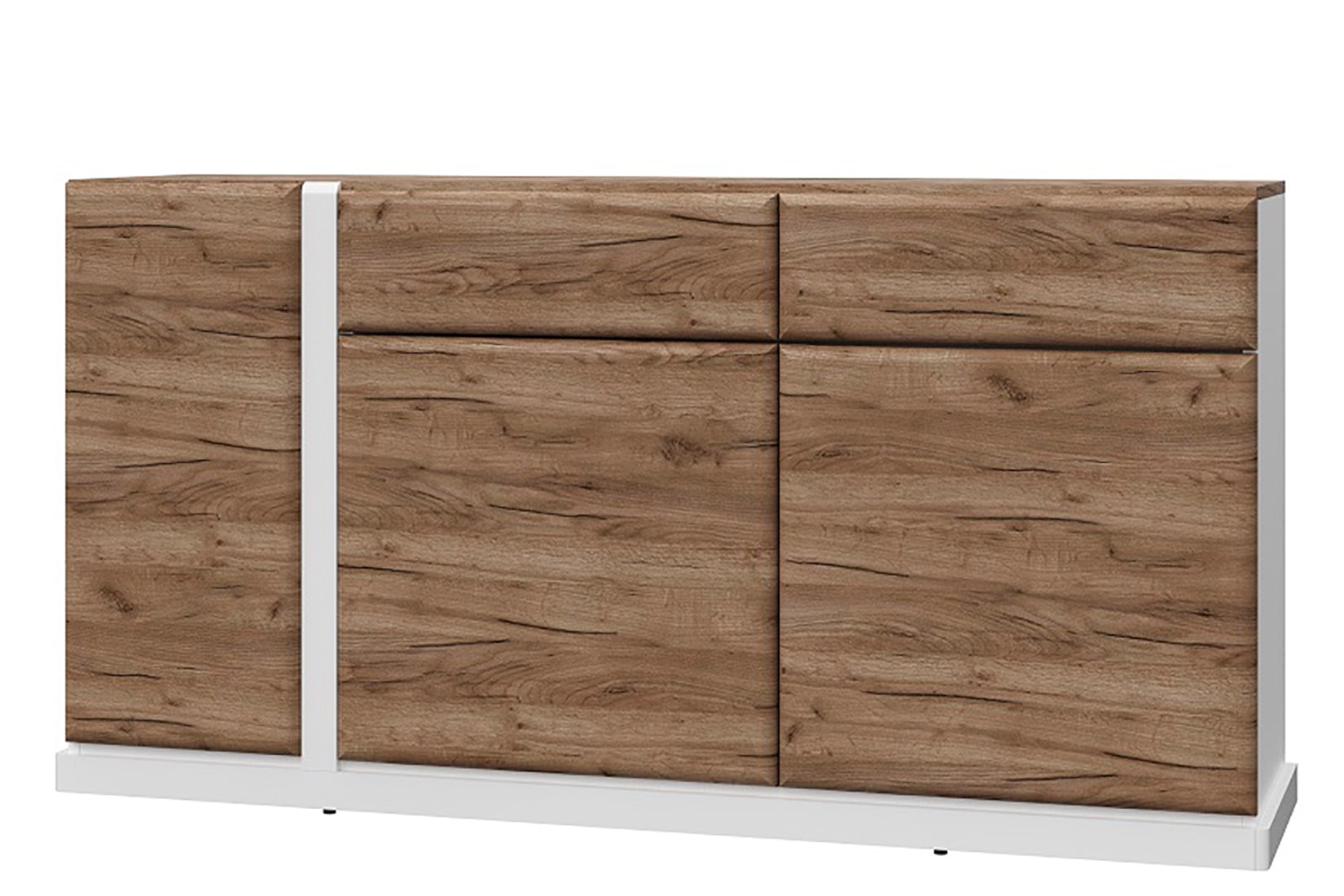 Sorrento гостиная модульная Белый шелк/Дуб табачный крафт