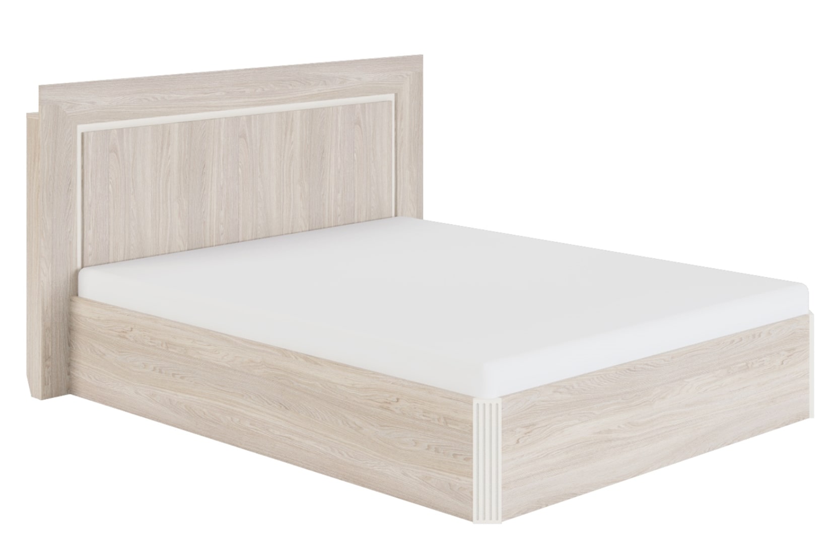 Лаура спальня модульная Ясень анкор/Перламутр