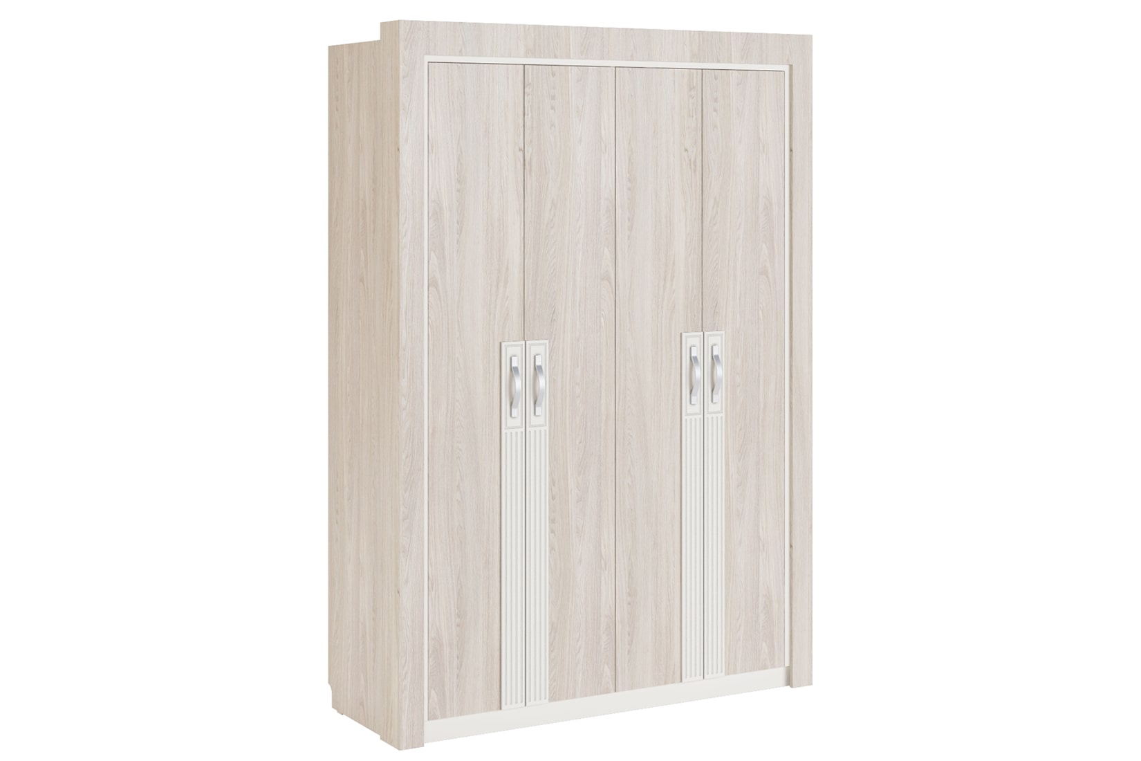 Лаура спальня модульная Ясень анкор/Перламутр