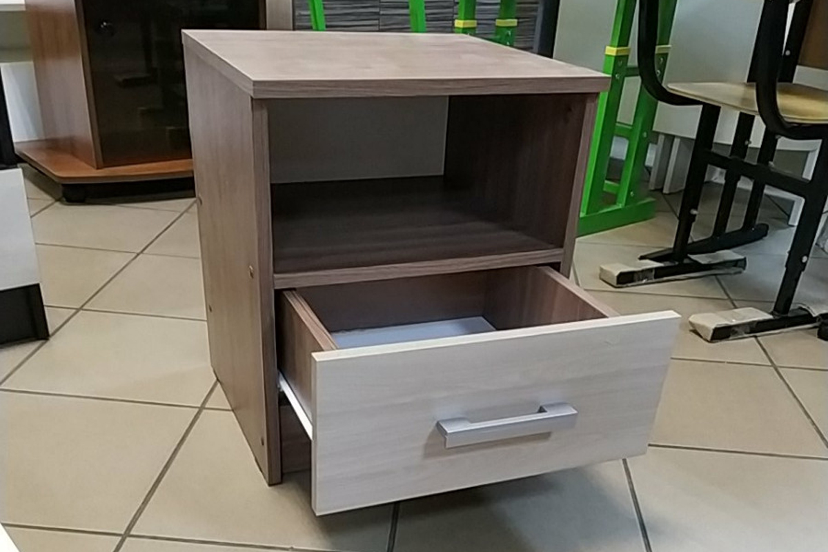 Тумба прикроватная Эко, ясень шимо