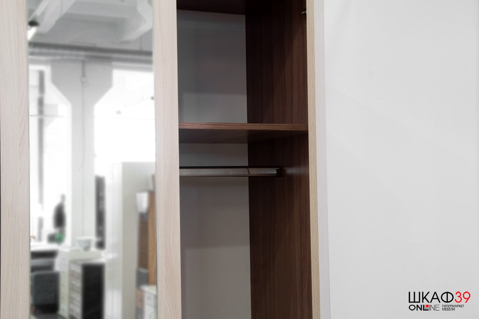 Шкаф 3х дверный ТРИО Ясень шимо