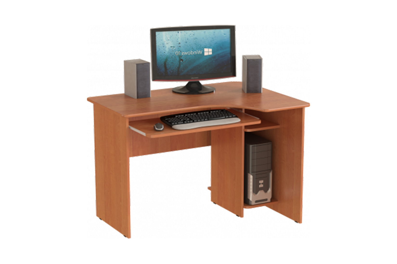 СК-15 Правый Стол компьютерный Орех светлый