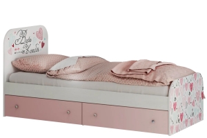 Малибу КР-10 Light Кровать 80х186 с настилом ЛДСП 