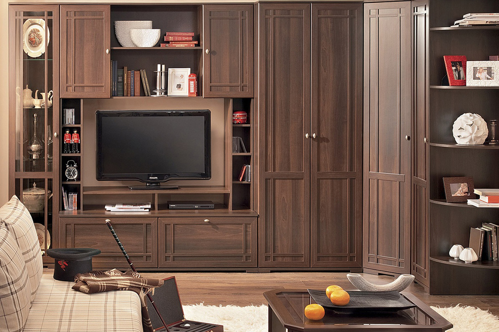 Sherlock гостиная орех шоколадный