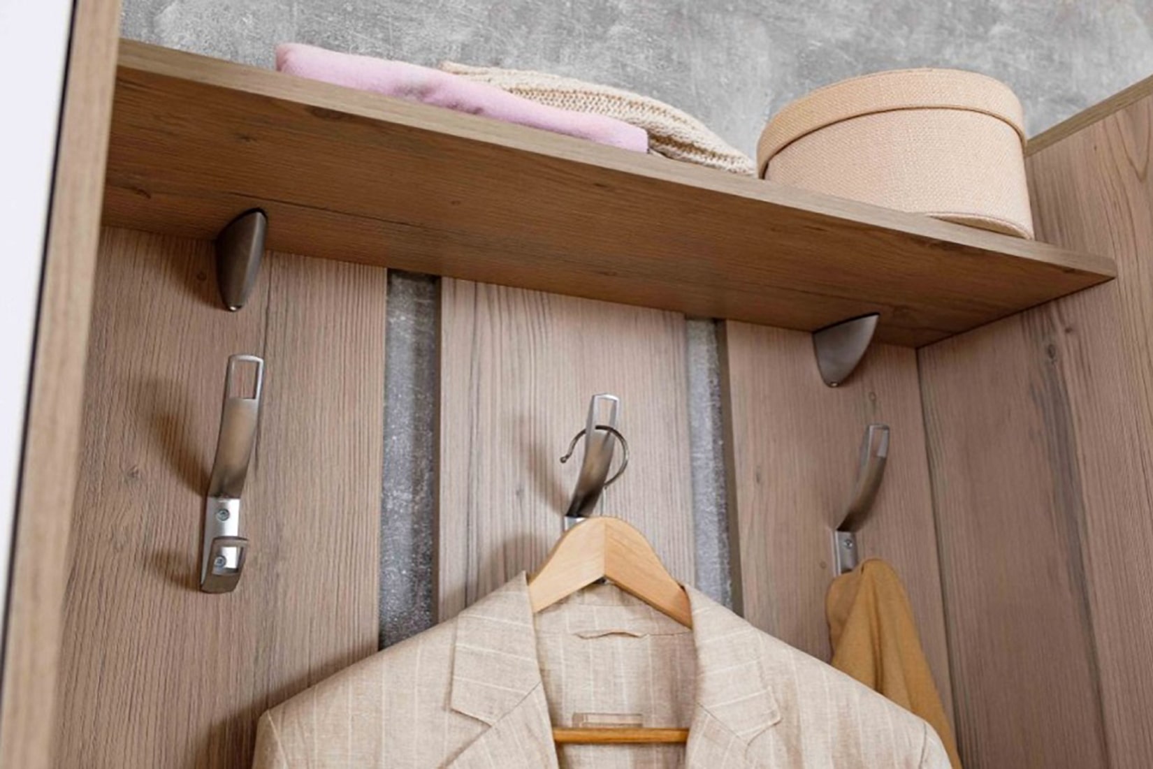 Комфорт прихожая модульная Гаскон пайн/Белый