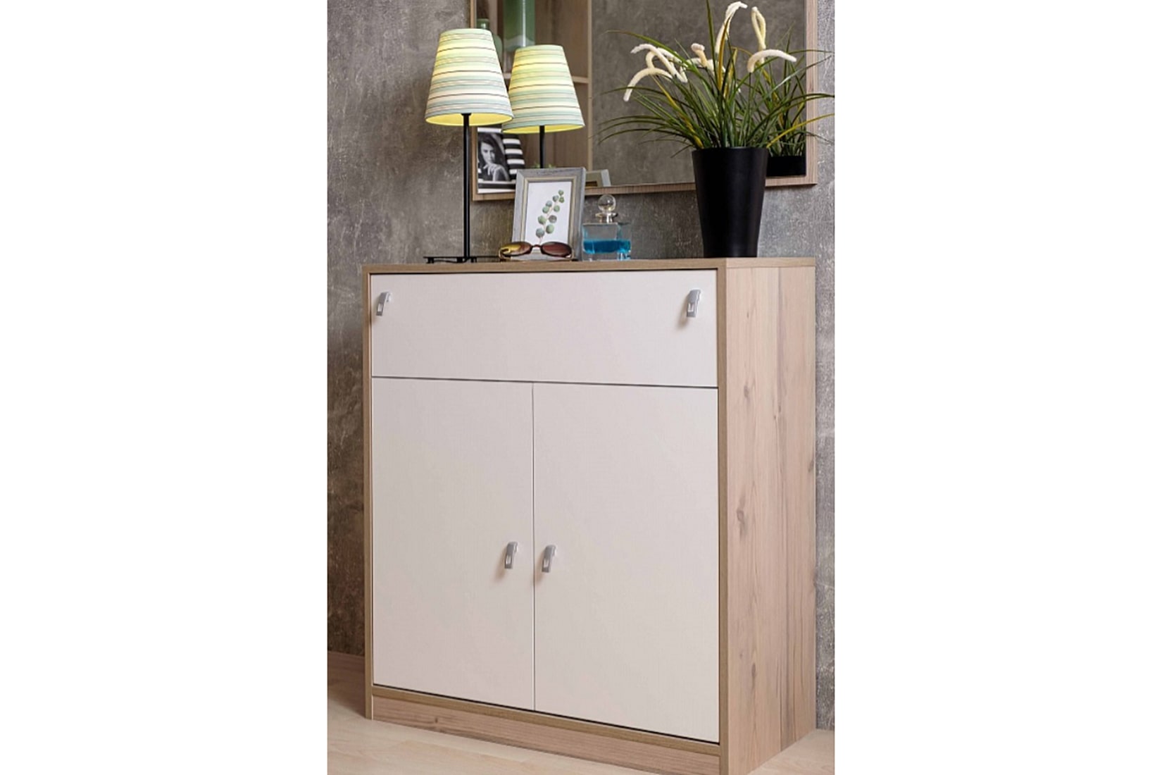 Комфорт прихожая модульная Гаскон пайн/Белый