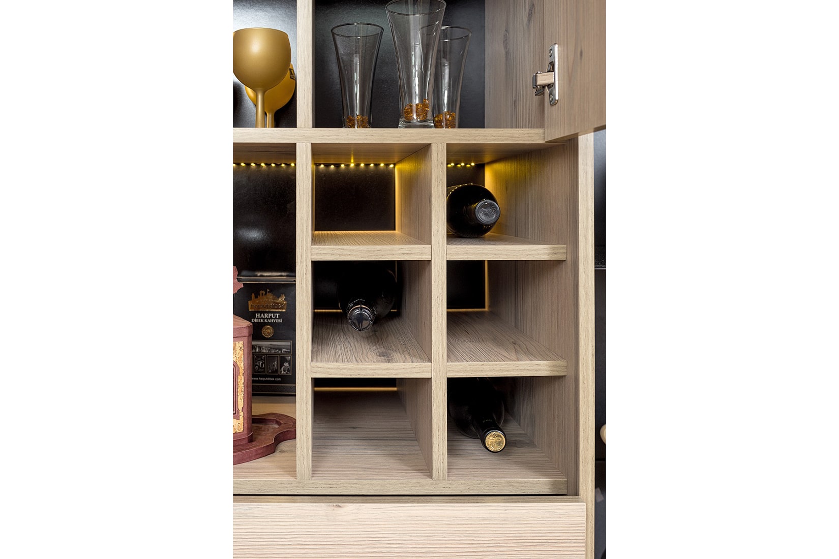 Nature гостиная модульная Гаскон пайн/Черный