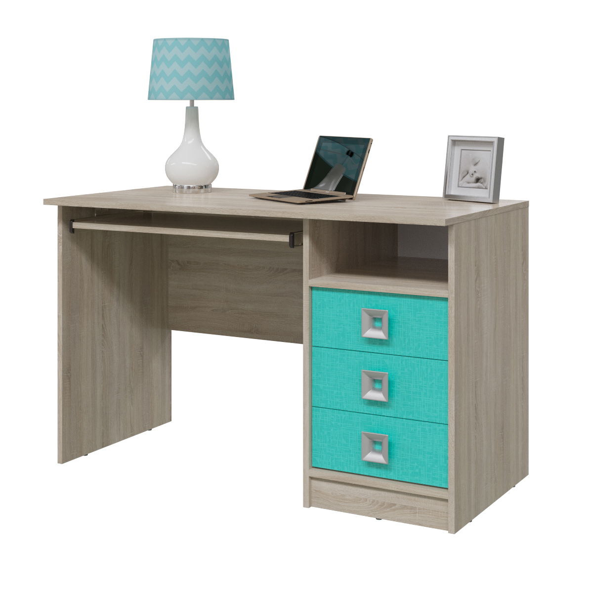 Сити 6-0601 Стол компьютерный сонома/аква