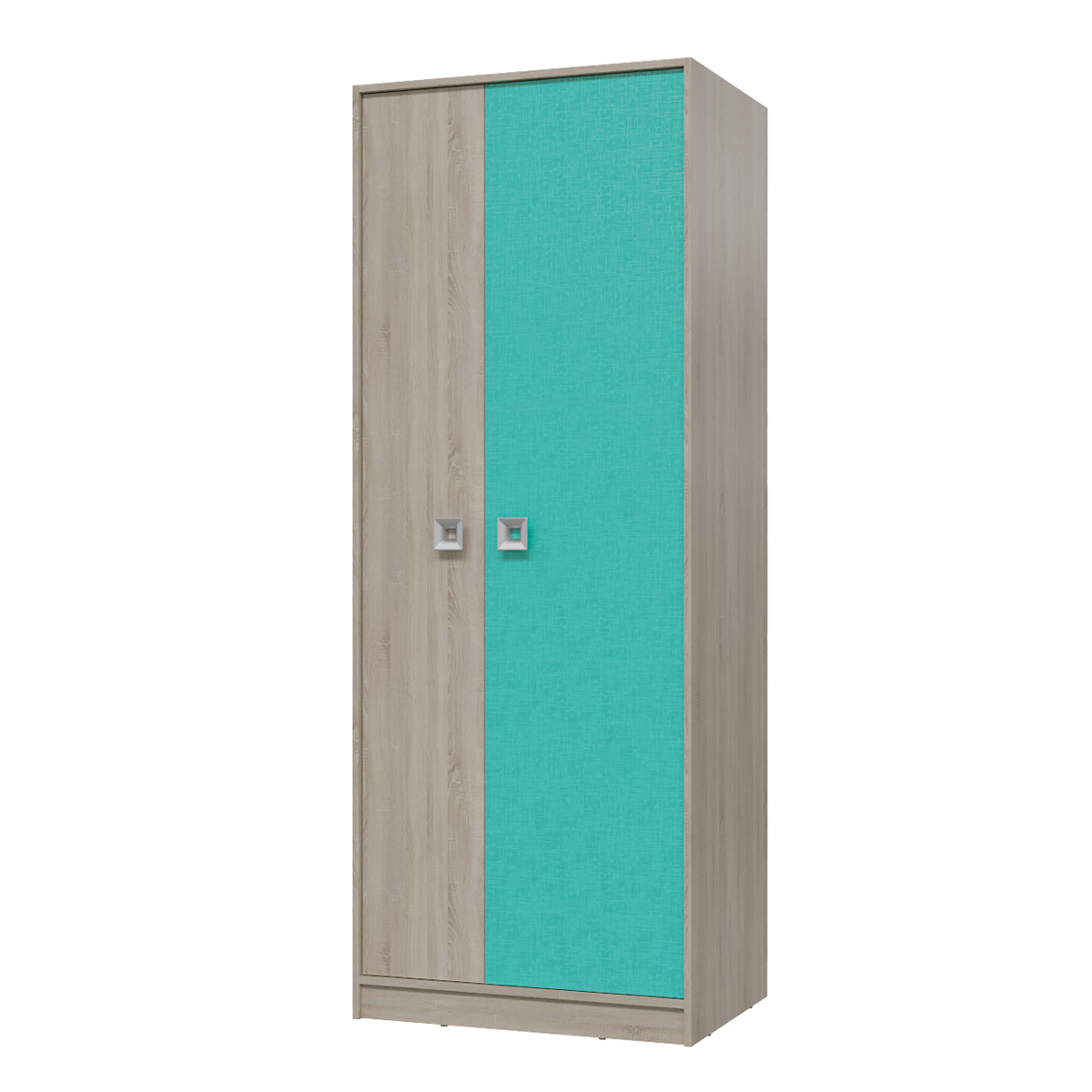 Сити 6-9411 Шкаф для одежды сонома/аква