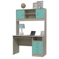 Сити Стол с надстройкой 6-0601+6-9416, сонома/аква