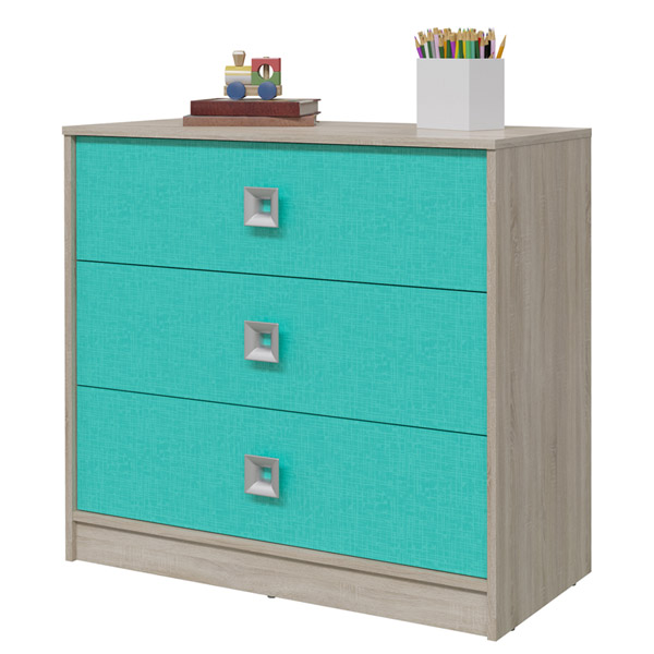 Сити 4-4421 Комод сонома/аква