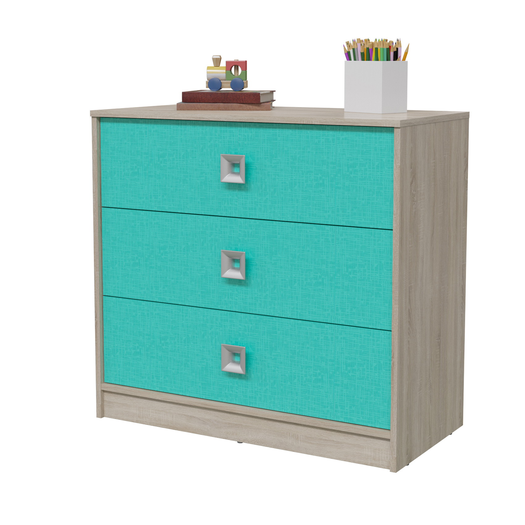 Сити 4-4421 Комод сонома/аква