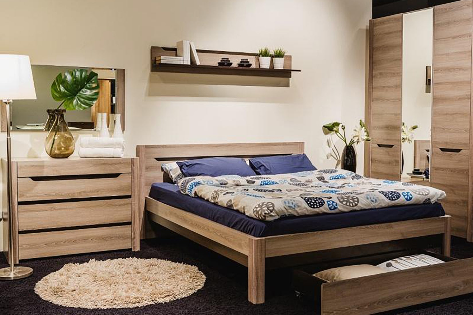 Афина спальня модульная Ясень Таормина