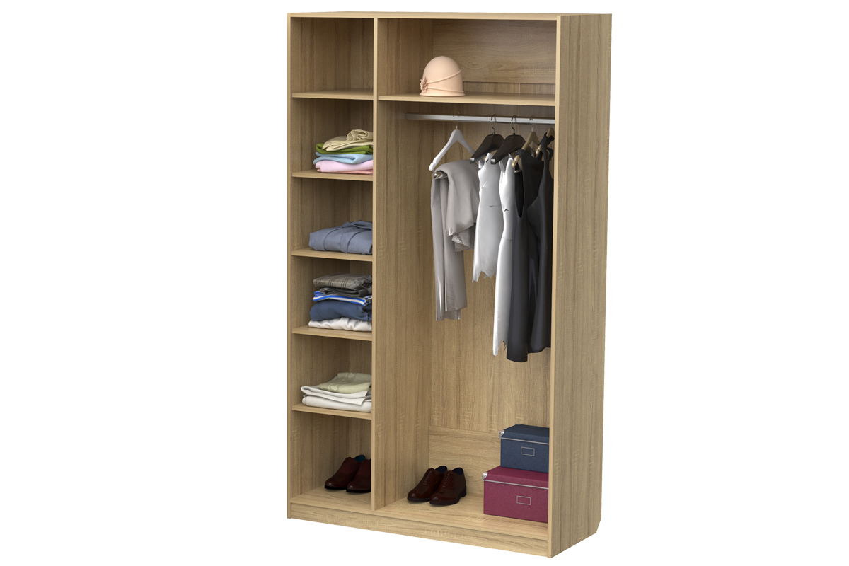 Шкаф ШО-1200.1 корпус сонома/фасад сонома ЛДСП Влд