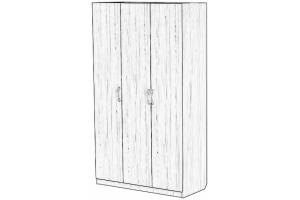 Шкаф ШО-1200.1 корпус сонома/фасад сонома ЛДСП Влд