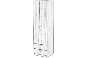 ШО-600.5 Шкаф Сонома ЛДСП Влд