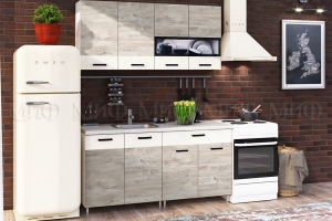 Рио Кухня модульная Композиция 2 Дуб крафт серый