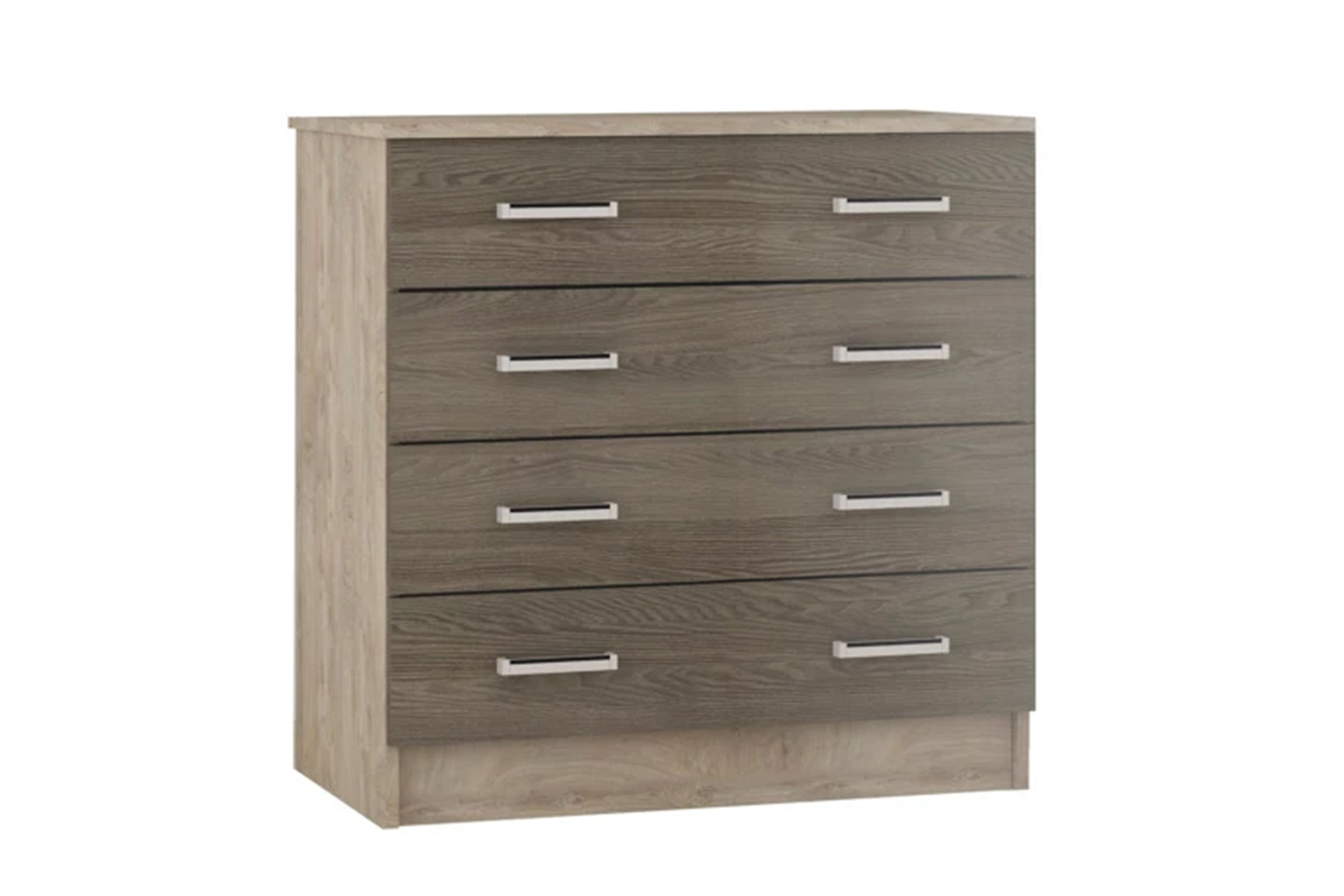 Комод длинный Катрин 3, дуб эндгрейн/ясень анкор темный