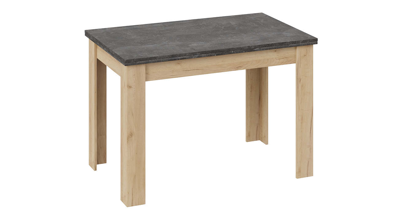 Промо тип 4 Стол раздвижной Дуб Крафт золотой/Ателье темное