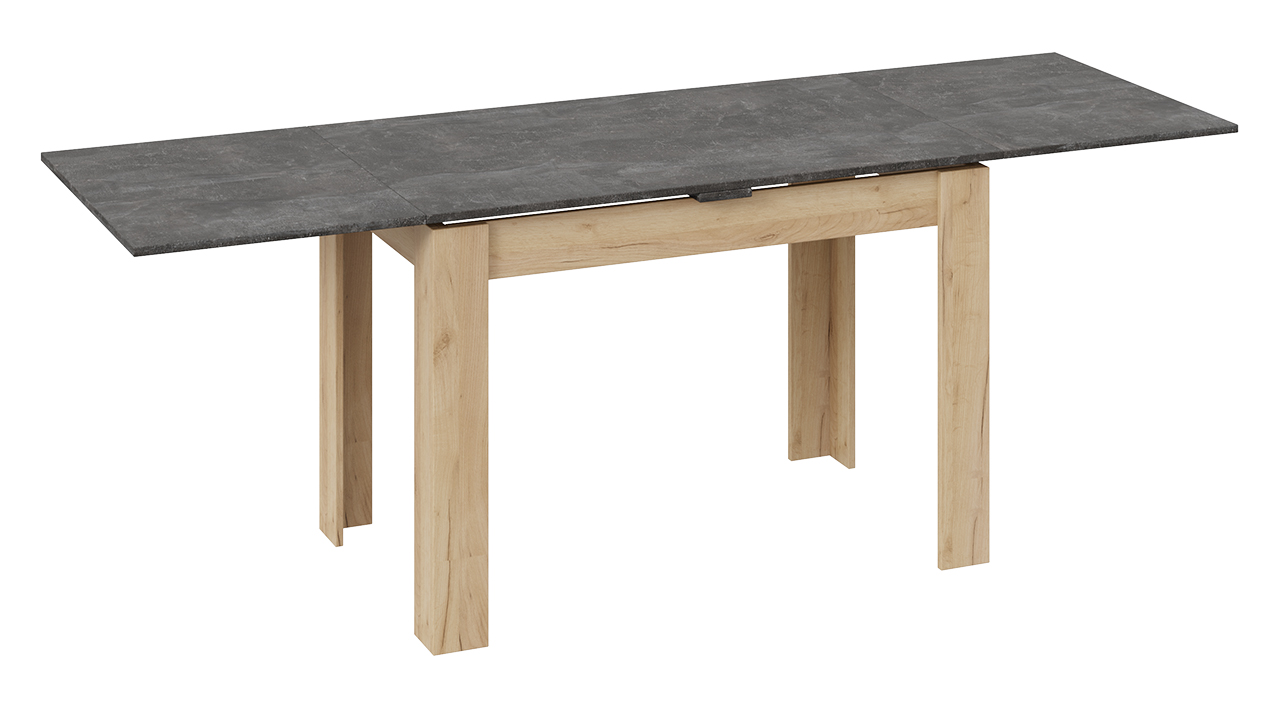 Промо тип 4 Стол раздвижной Дуб Крафт золотой/Ателье темное